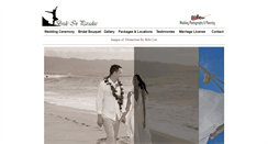 Desktop Screenshot of beachweddingoahu.com