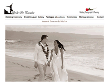 Tablet Screenshot of beachweddingoahu.com